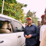 Peter Obi with others in Benin after the incident