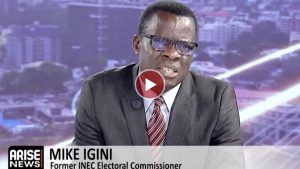 Mike Igini, former Resident Electoral Commissioner of th