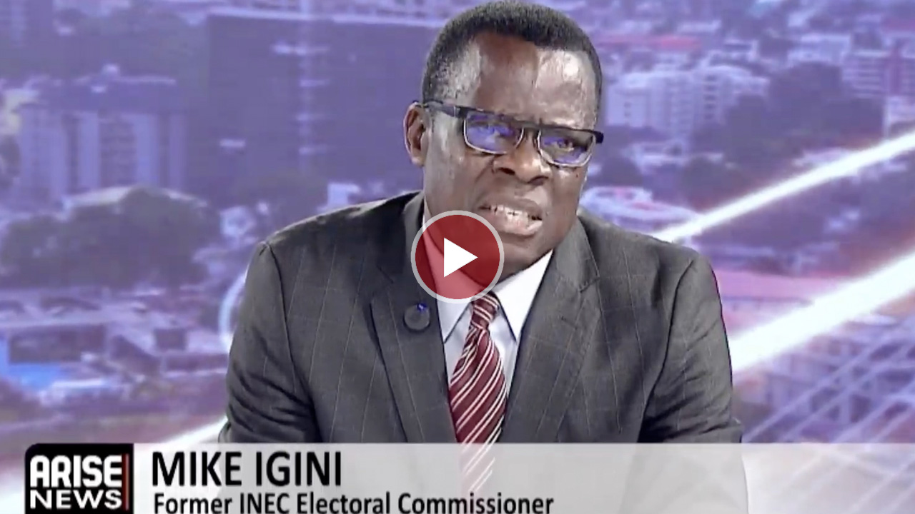 Mike Igini, former Resident Electoral Commissioner of th