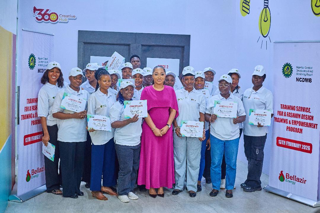 NCDMB, Bellazir Energy train 20 on fashion design in Lagos Feb 17, 2026