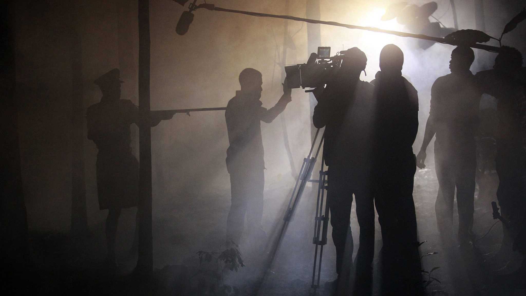 Nollywood film crew