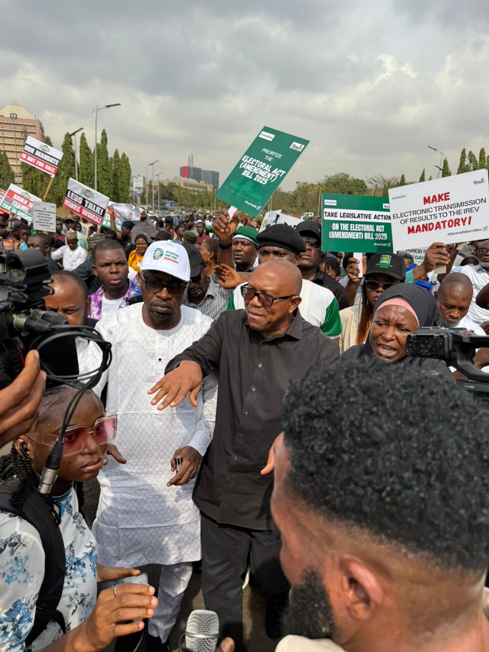 Obi condemns tear-gassing of protesters, insists on electronic transmission of election results Feb 18, 2026