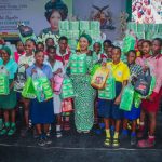 Nigeria’s First Lady, Senator Oluremi Tinubu, has donated 10,000 packs of sanitary pads to schoolgirls in Abia State