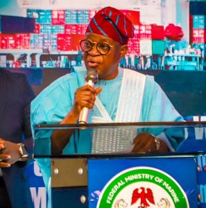 Minister of Marine and Blue Economy Adegboyega Oyetola