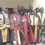 Prof. Lafiaji-Okuneye, Prof. Lawal and others at the lecture