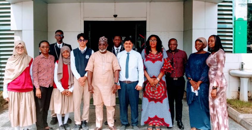 Tulip International School visits NFF for football development engagement