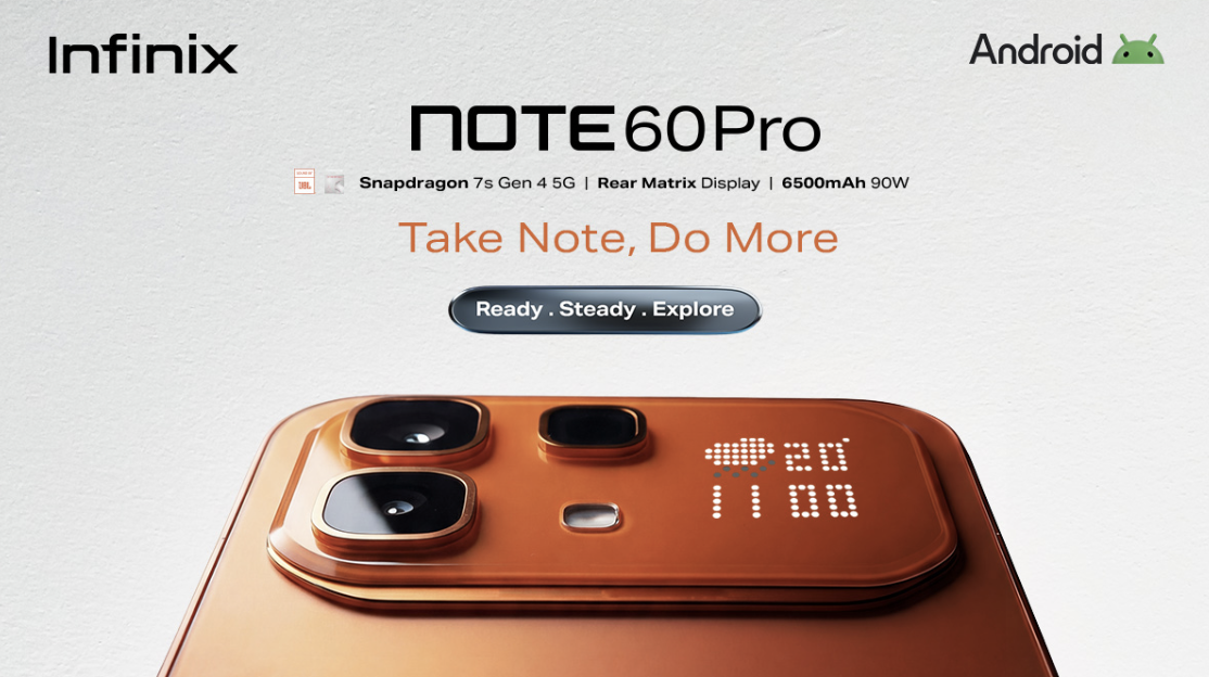 Infinix NOTE 60 SERIES Brings Innovation with Interactive Design and Snapdragon Processor
