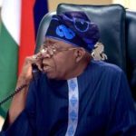 Tinubu on a phone call