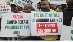 Sachet alcohol ban protest