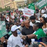 Peter Obi leads protest