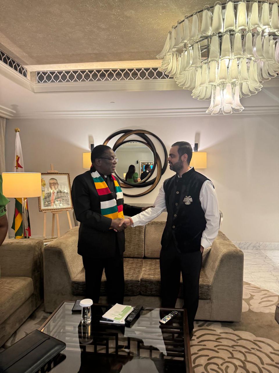 Zimbabwe President meets Prateek Suri in high-profile investment dialogue