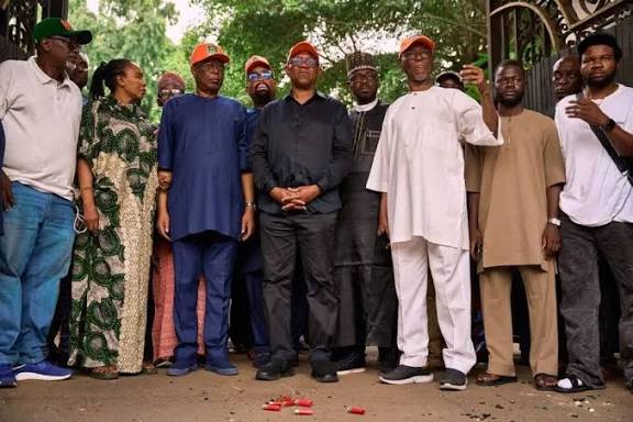 Peter Obi and other ADC chieftains after Tuesday’s attack