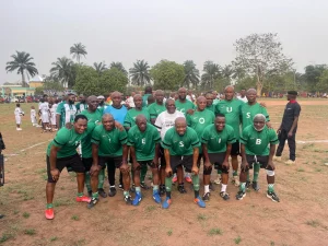 Super Eagles legends beat Hope Rising Stars in novelty match