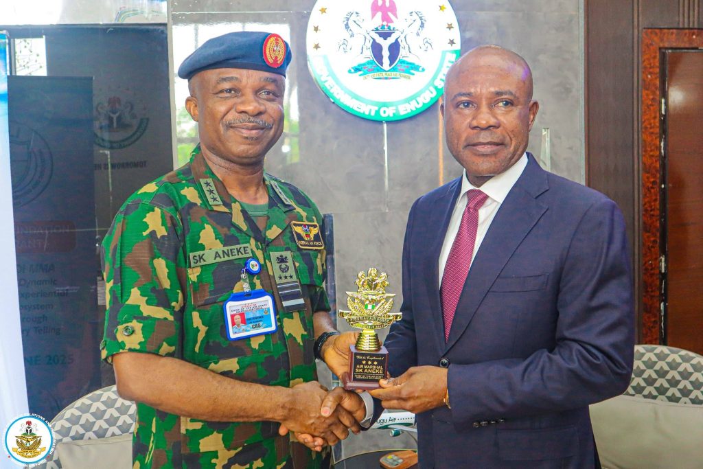 Air Force Chief visits Enugu, reaffirms NAF commitment to security, capacity building