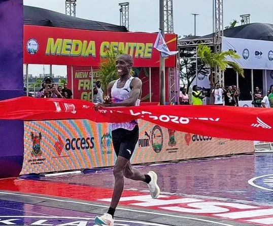 Kenya’s star Ezra Kering claims victory at 2026 Lagos Marathon