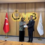 Nigerians in Diaspora Commission (NiDCOM) Chairman/CEO Abike Dabiri-Erewa with head of  Türkiye’s Presidency for Turks Abroad and Related Communities (YTB) in Ankara, Abdulhadi Turus, after the signing