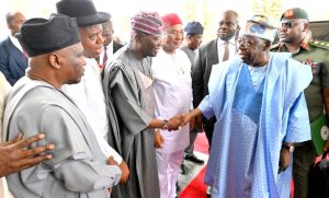 Tinubu vows to crush terrorism, banditry at NEC confab: ‘We will win with determination’