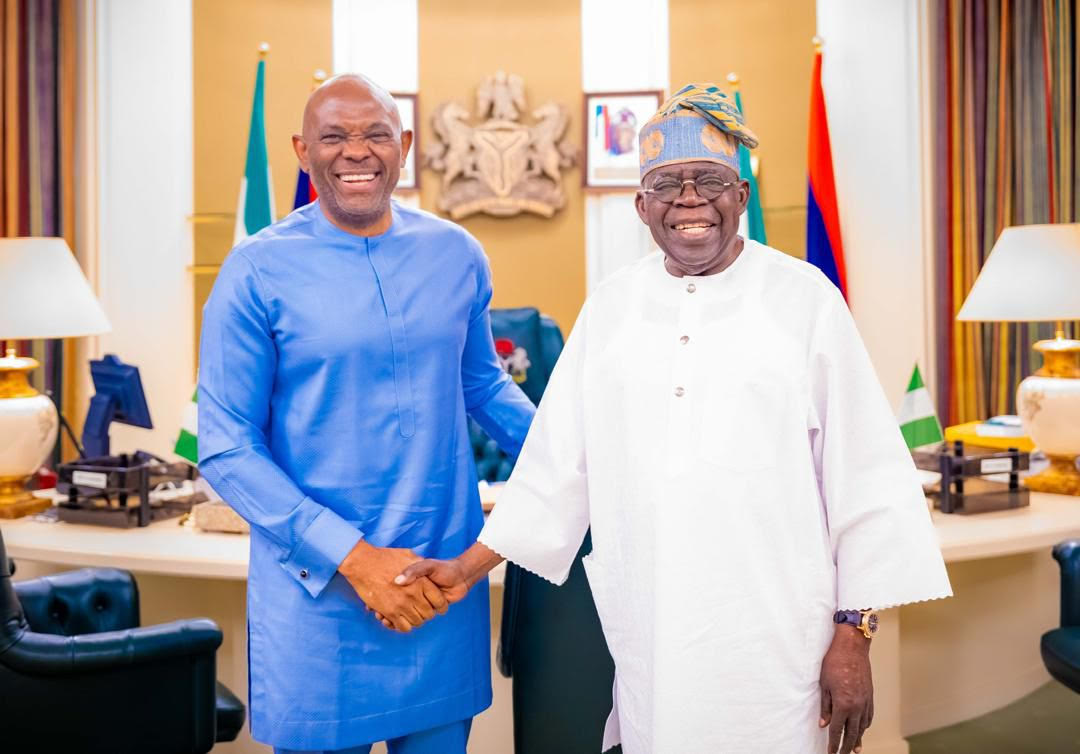 Tony Elumelu and President Bola Tinubu