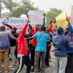 Dispatch riders storm FCT secretariat, beg Wike for tax relief