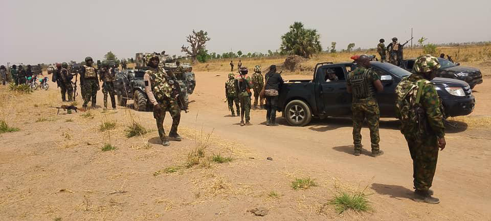 Bauchi: Troops clear terrorists in Mansur village, recover weapons