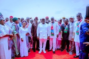 A cross section of APC chieftains at the party state congress held at the Cenotaph in Asaba, Delta State