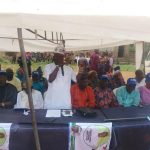 Prince Kunle Musediq Adelakun Eruobodo during declaration on Wednesday