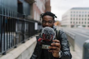 Content Creator Recording A Video