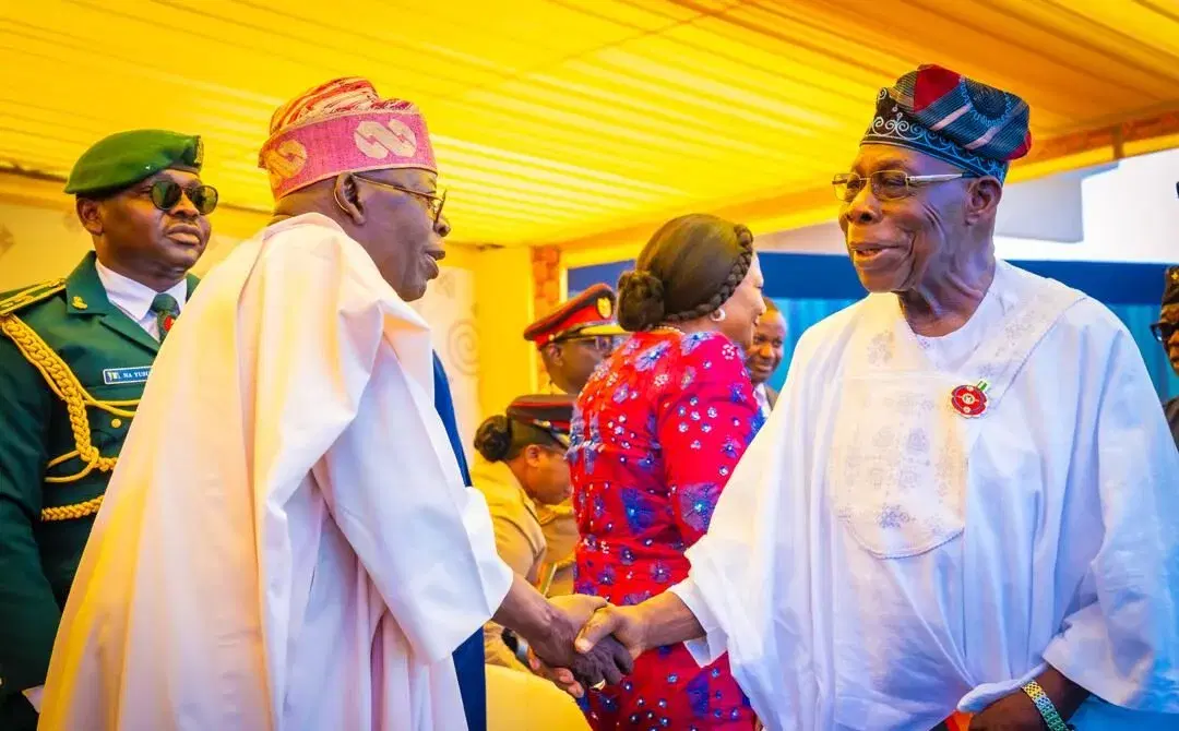 Tinubu hails Obasanjo at 89, salutes his sacrifices for Nigeria