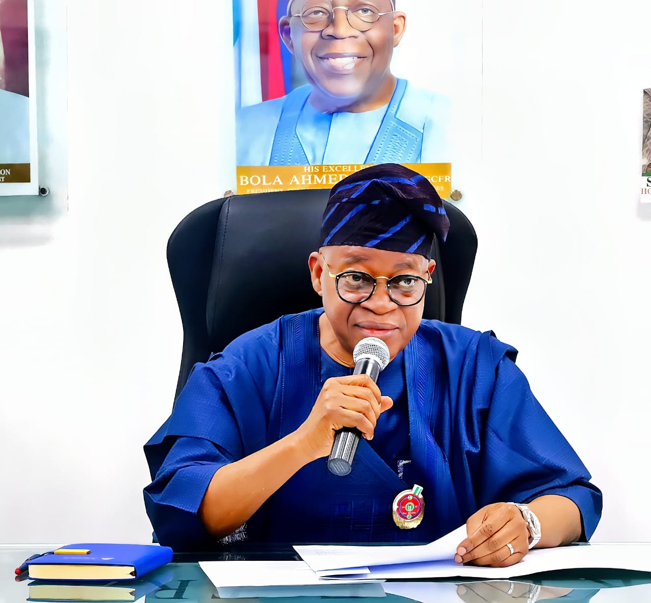 Minister of Marine and Blue Economy Adegboyega Oyetola