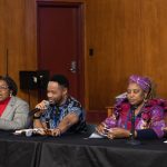 First Lady of Plateau State Bose Ironsi, Prof Joy Ezeilo, Andrew Mamedu, Plateau State Commissioner of Women’s Affairs, Dr Amina Omeri and Nkechi Ilochi-Kanny