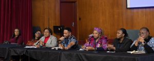 First Lady of Plateau State Bose Ironsi, Prof Joy Ezeilo, Andrew Mamedu, Plateau State Commissioner of Women’s Affairs, Dr Amina Omeri and Nkechi Ilochi-Kanny
