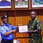 Inspector General of Police (IGP) Olatunji Rilwan Disu and Chief of Army Staff (COAS) Lieutenant General Waidi Shaibu