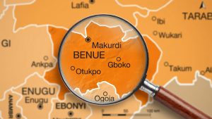 Benue State map