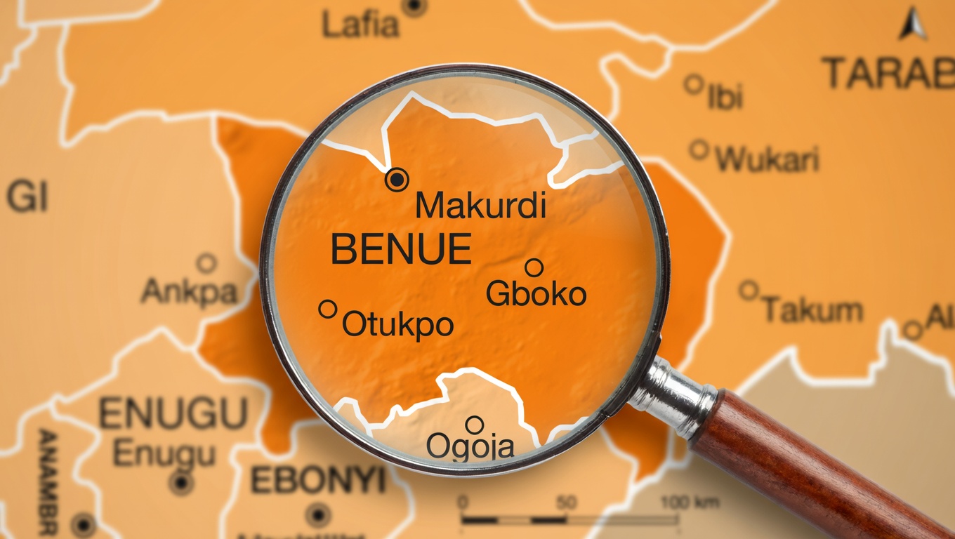 Benue State map