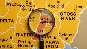 Abia map