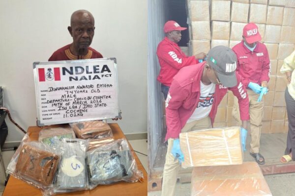 Abuja Grandpa nabbed by NDLEA over cocaine possession