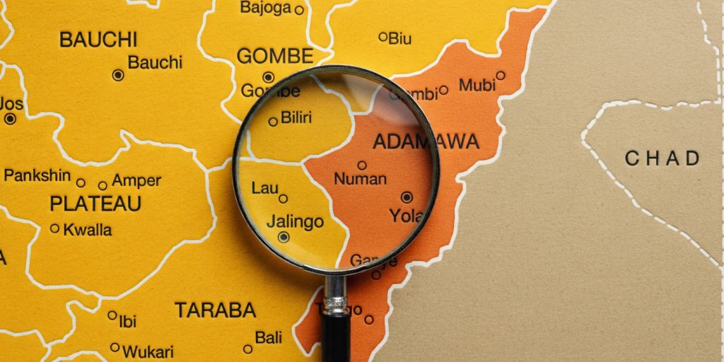 Adamawa map