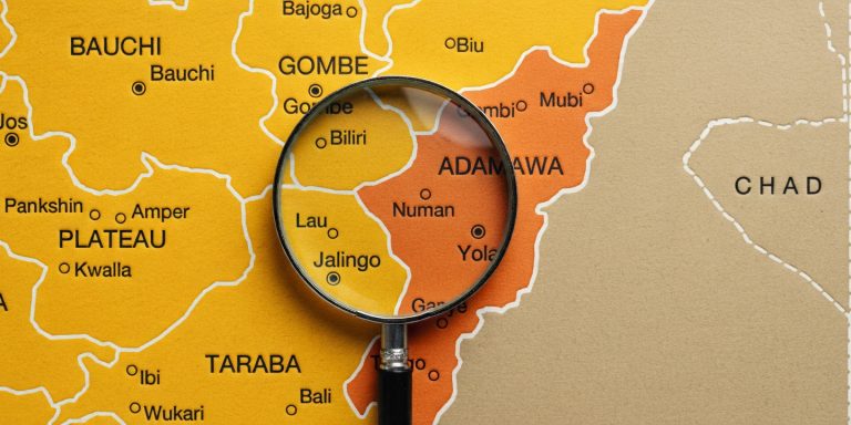 Adamawa map