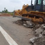 Abandoned road project