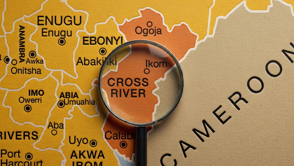 Cross River map