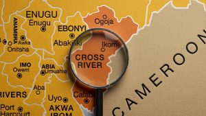 Cross River map