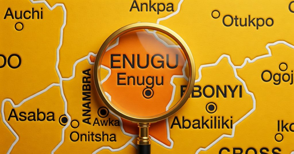 Enugu map