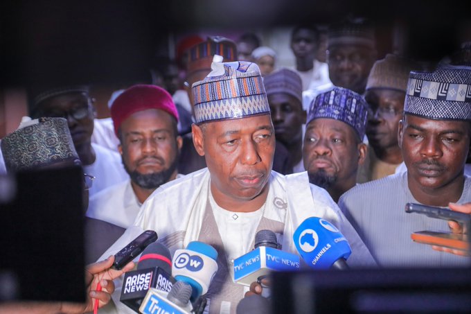 Borno State governor, Prof Babagana Zulum