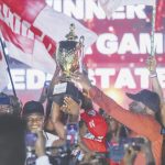 Edo state with the trophy