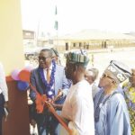 Elder Ojediran; Akeem Olatunji and others at the commissioning