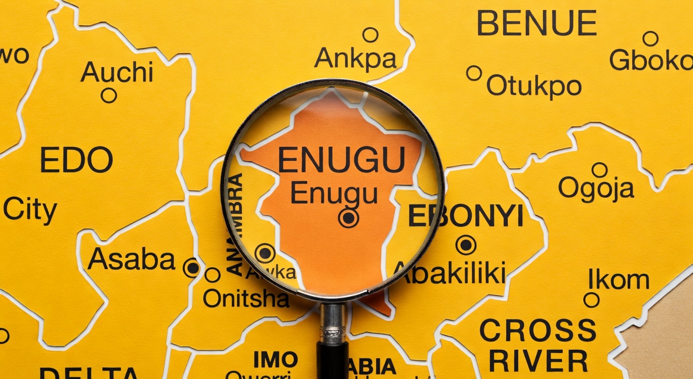 Enugu map