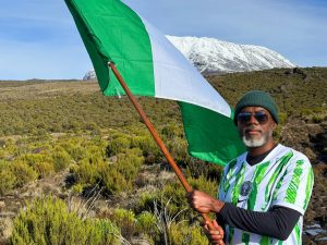 Reno Omokri climbs Mount Kilimanjaro