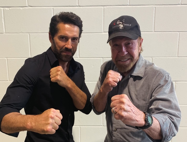 Scott Adkins and Chuck Norris