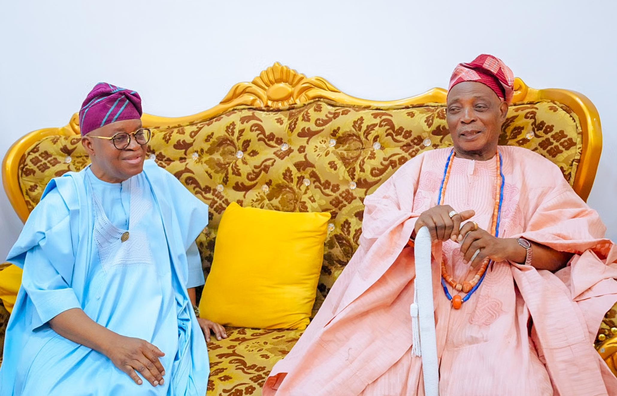 Oyetola visits Olubadan, pledges national development, purposeful leadership