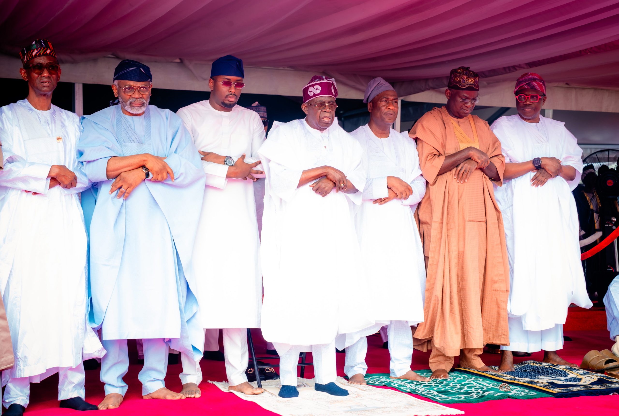 Tinubu at Eid prayers: ‘We are all responsible for Nigeria’s security’